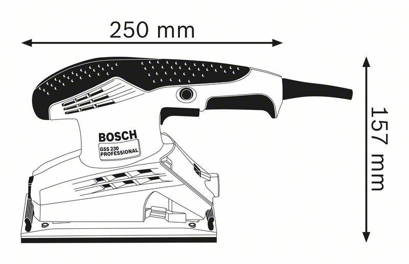 GSS 230 팜샌더 | Bosch Professional