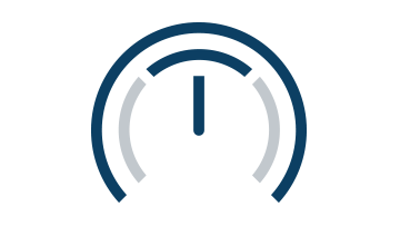 파란 테두리와 숫자가 있는 Bosch Professional 회전계.