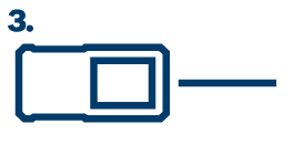 직사각형 모양의 Bosch Professional 도구 그래픽.