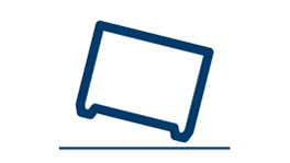 보쉬 프로페셔널 로고, 파란색으로 스타일화된 도구 표현.