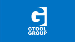 파란 배경의 Gtool Group 로고.